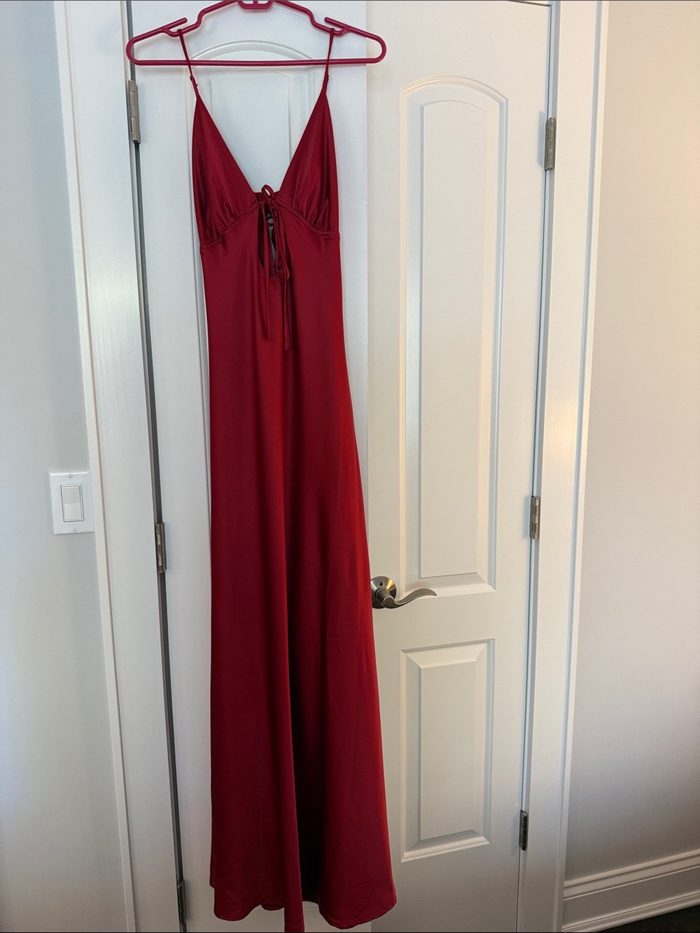 PepperMayo Tie-Front Maxi Dress